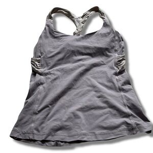 Lululemon Purple Racer Back Tank Top Size 6 No pads